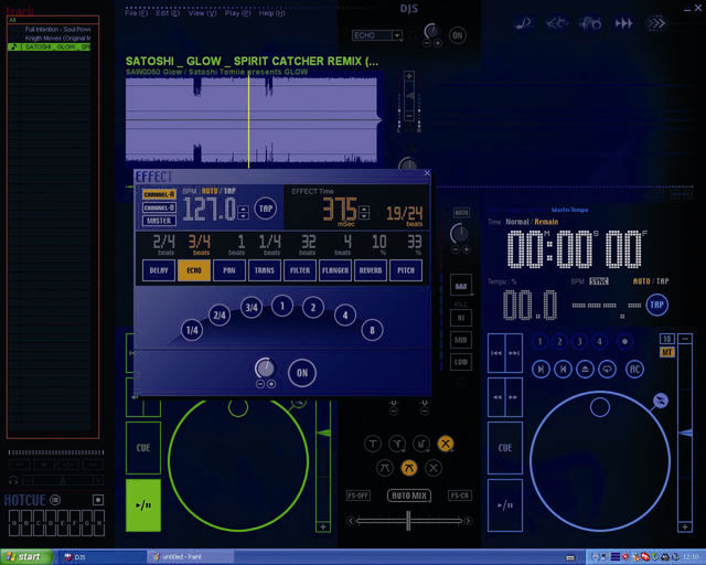 blank DJS's output routing is pretty awkward.